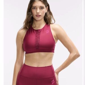 Peloton Burgundy Sports Bra